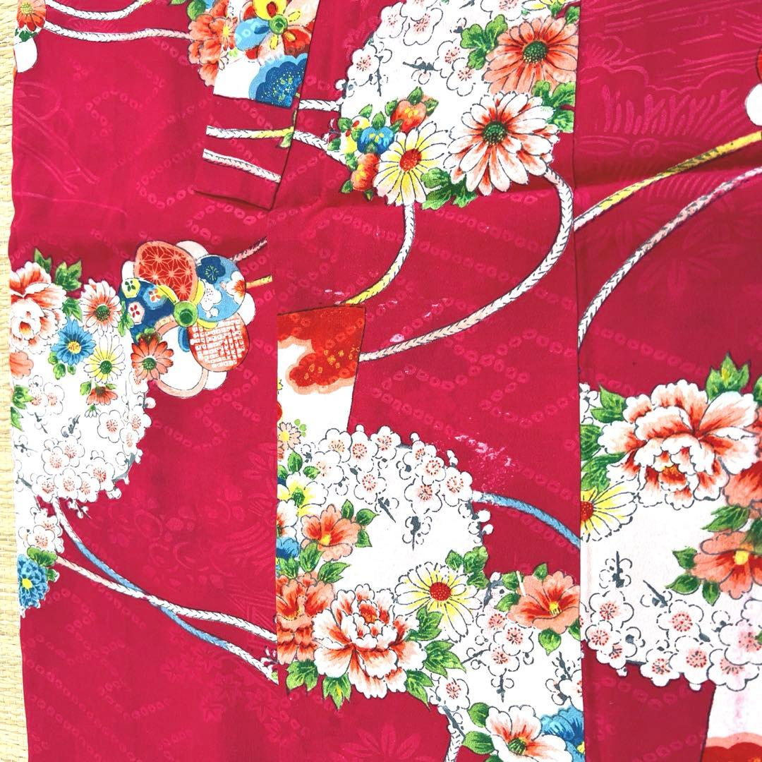 子供着物　四つ身　アンティーク