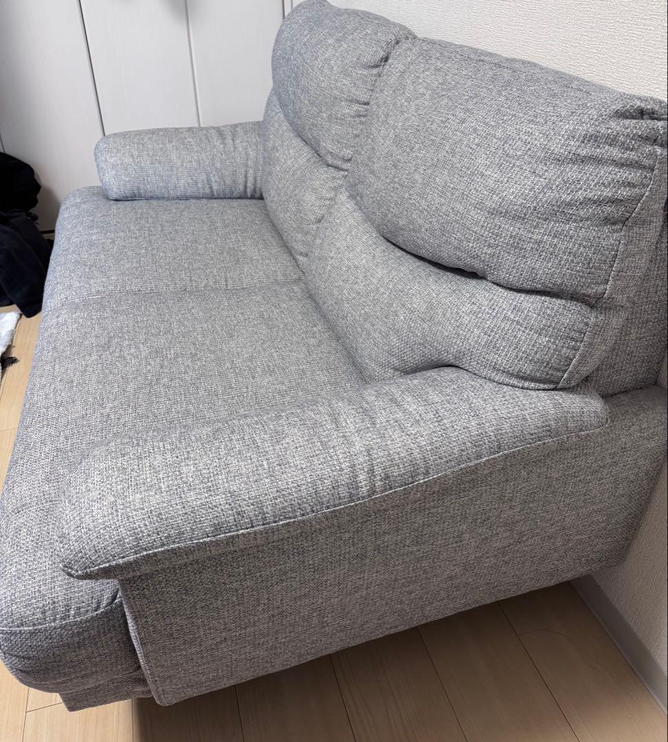 直接引き取り優先】グレーの2人用ソファ（キャッチ3 GY） - メルカリ