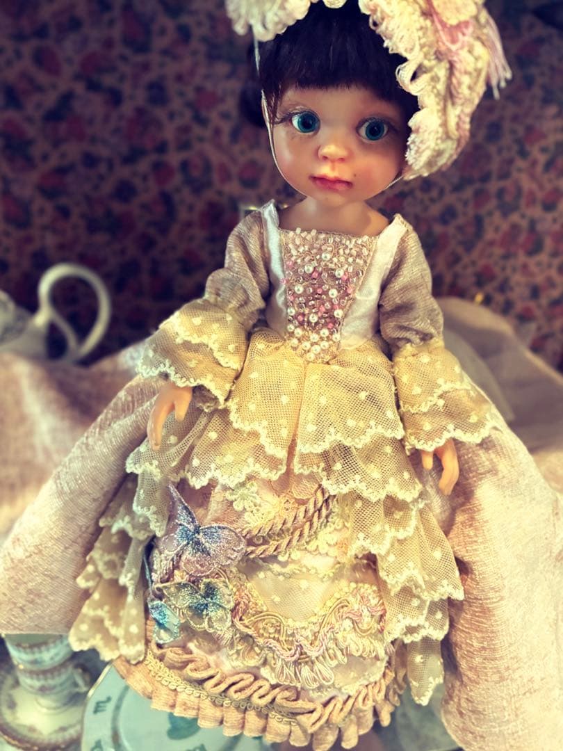 sospring05 19世紀アンティーク　パオラレイナ服 パオラドール服