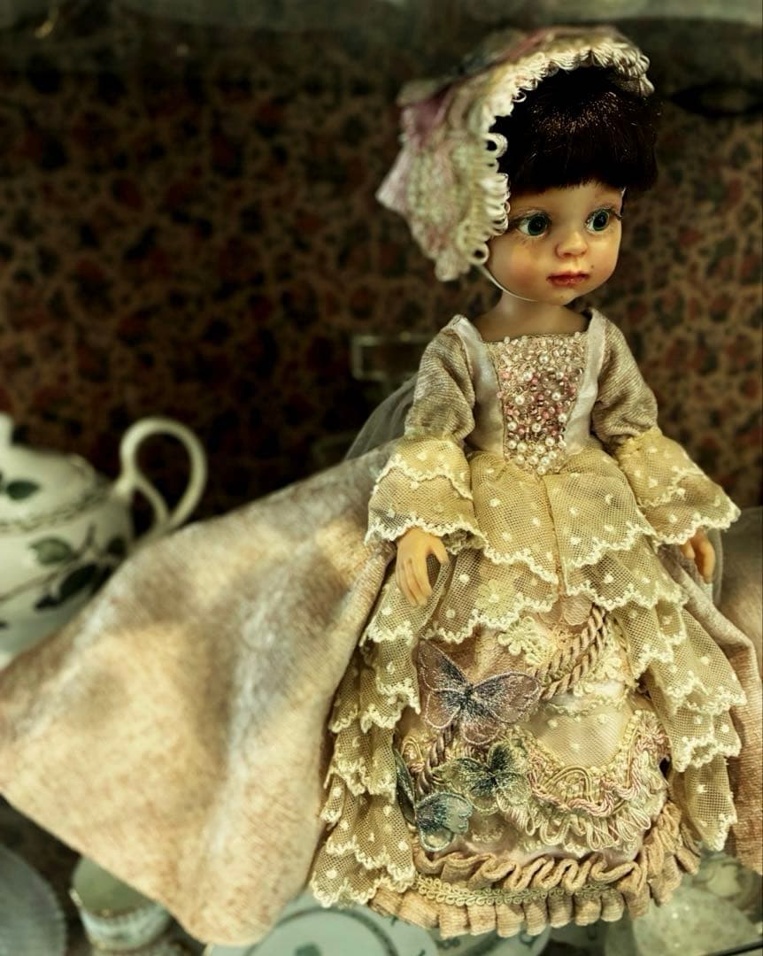 sospring05 19世紀アンティーク　パオラレイナ服 パオラドール服