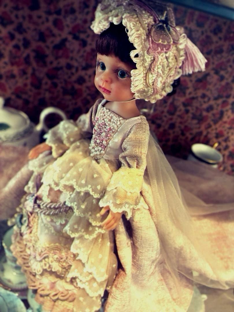 sospring05 19世紀アンティーク　パオラレイナ服 パオラドール服