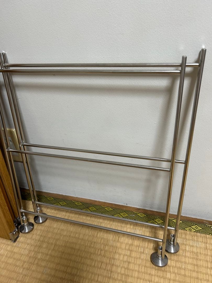 【廃盤希少】ステンレスユニットシェルフ 木棚3段 幅86× 奥行41× 高さ46