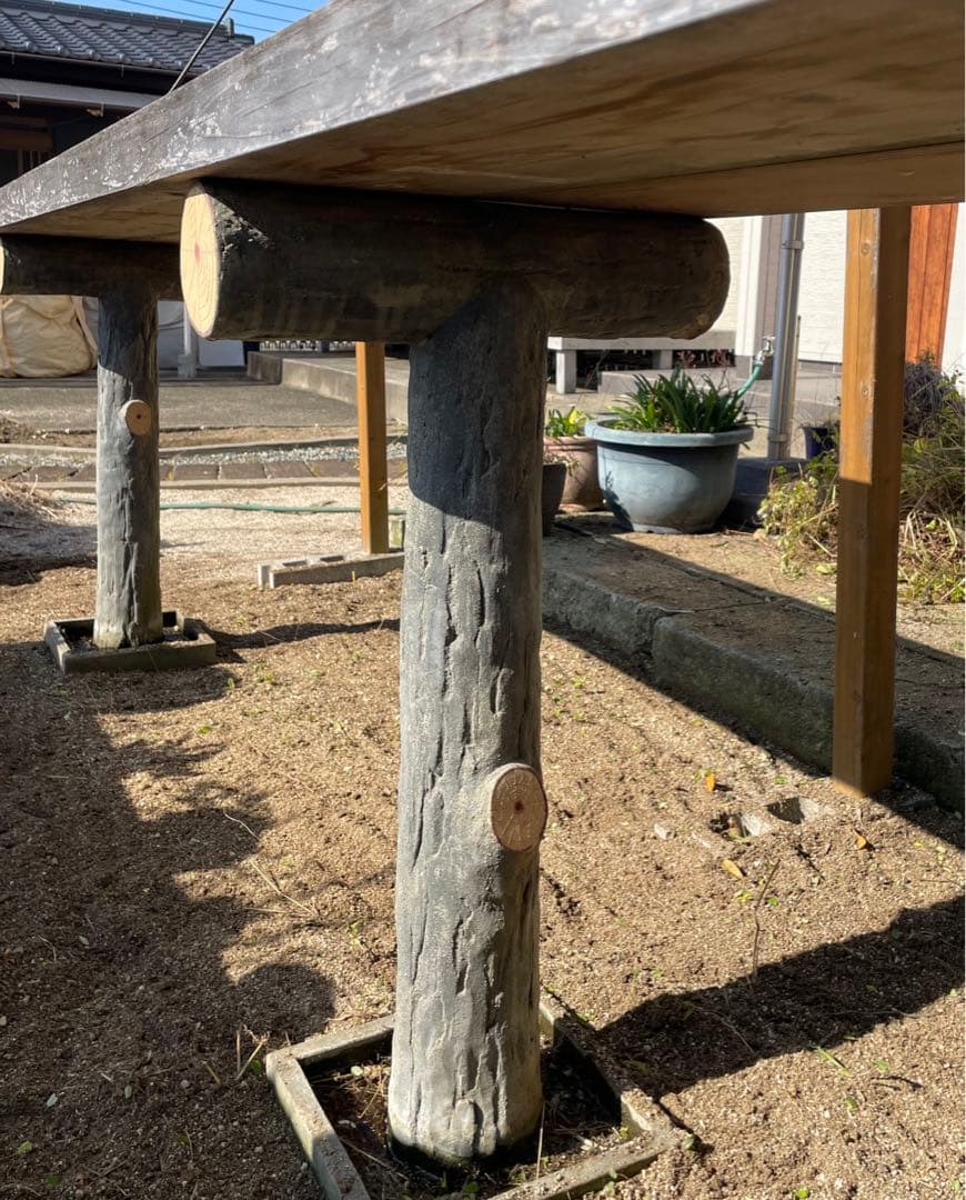 盆栽棚 [脚③棚板②] 【引き取り限定】野草 ガーデニング 庭園 日本