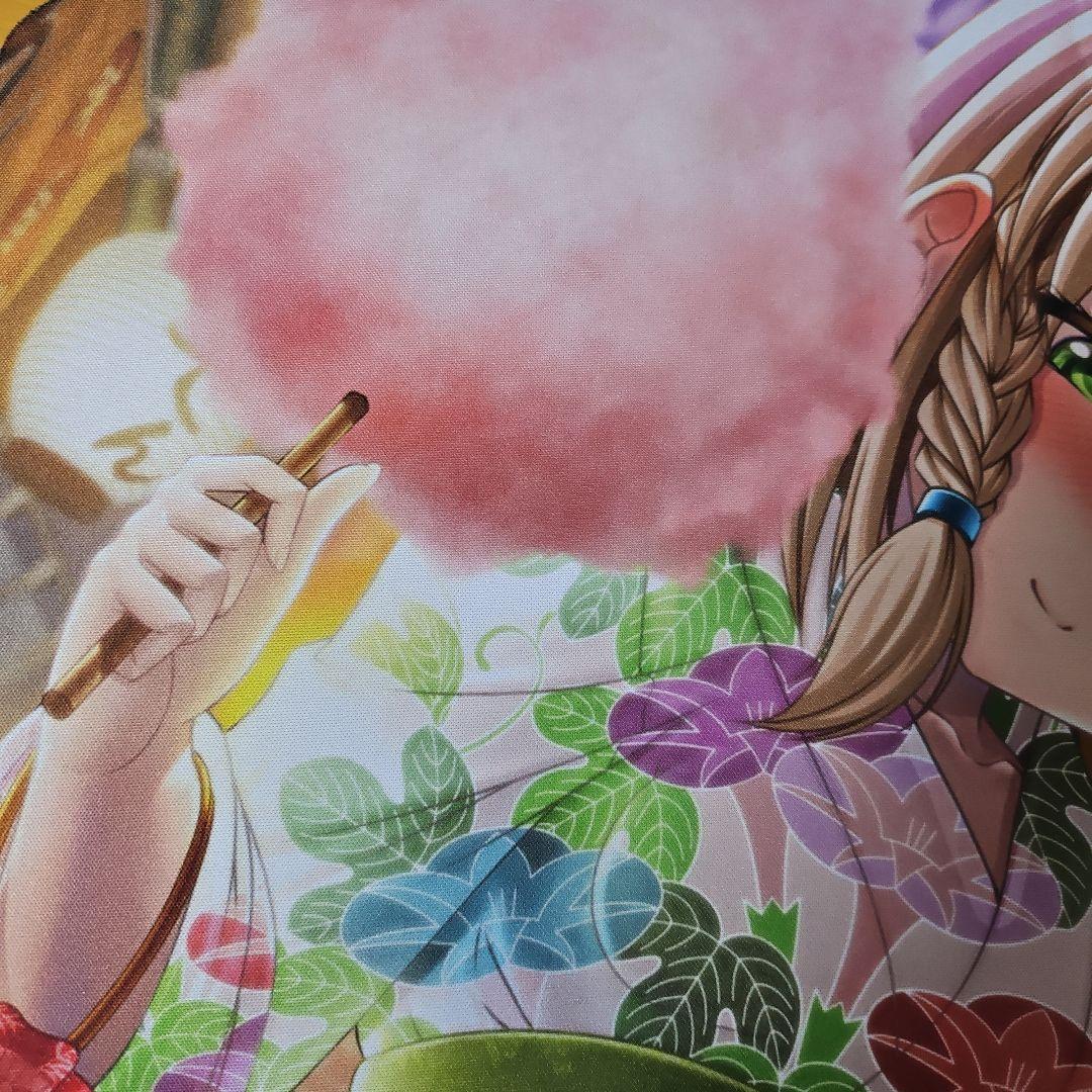 戦国乙女 山本カンスケ ぱちくじ A賞マルチマット + 缶バッジおまけ