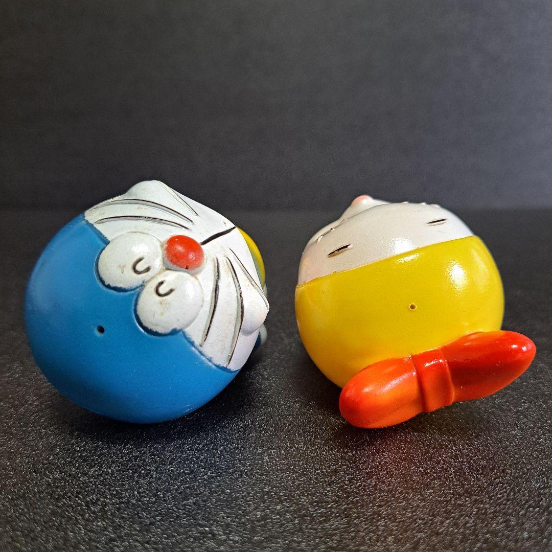 共和銀行 ドラえもん ドラミちゃん ソフビ貯金箱 人形昭和レトロ 昭和