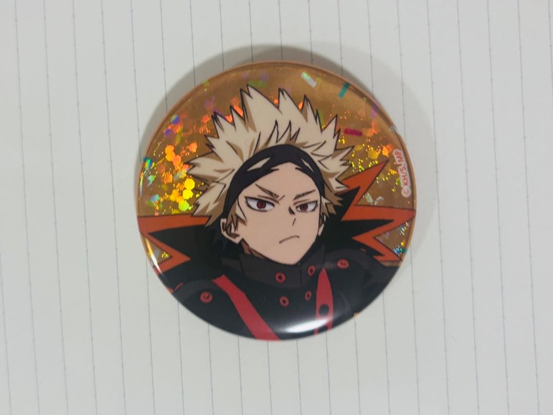 ヒロアカ オープンスクール 爆豪勝己 缶バッジ レア - メルカリ