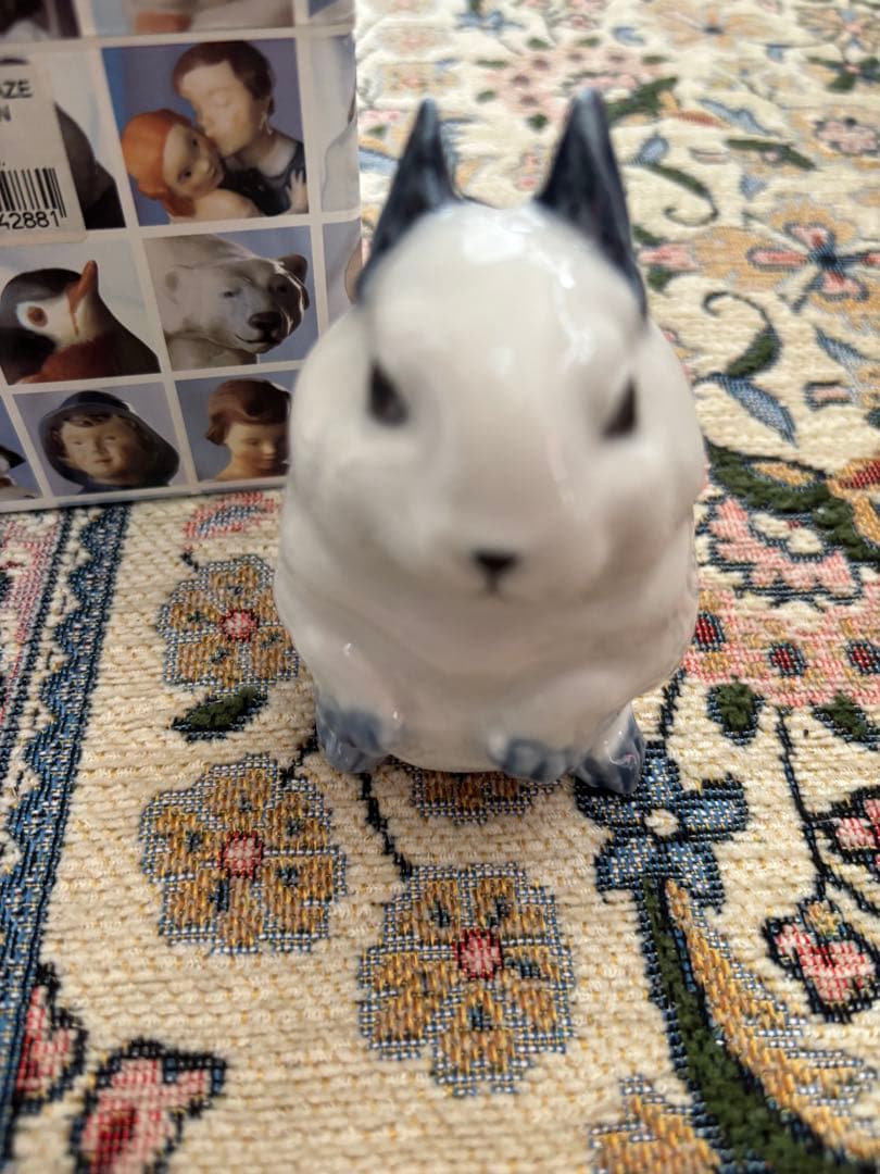 ロイヤルコペンハーゲン　ウサギの陶磁器置物