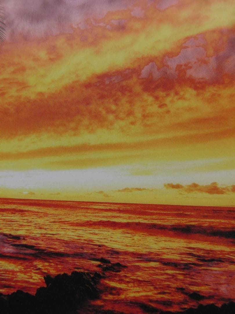 クリストファー・イーガン、【Lanai Sunset】、希少な額装用画集より