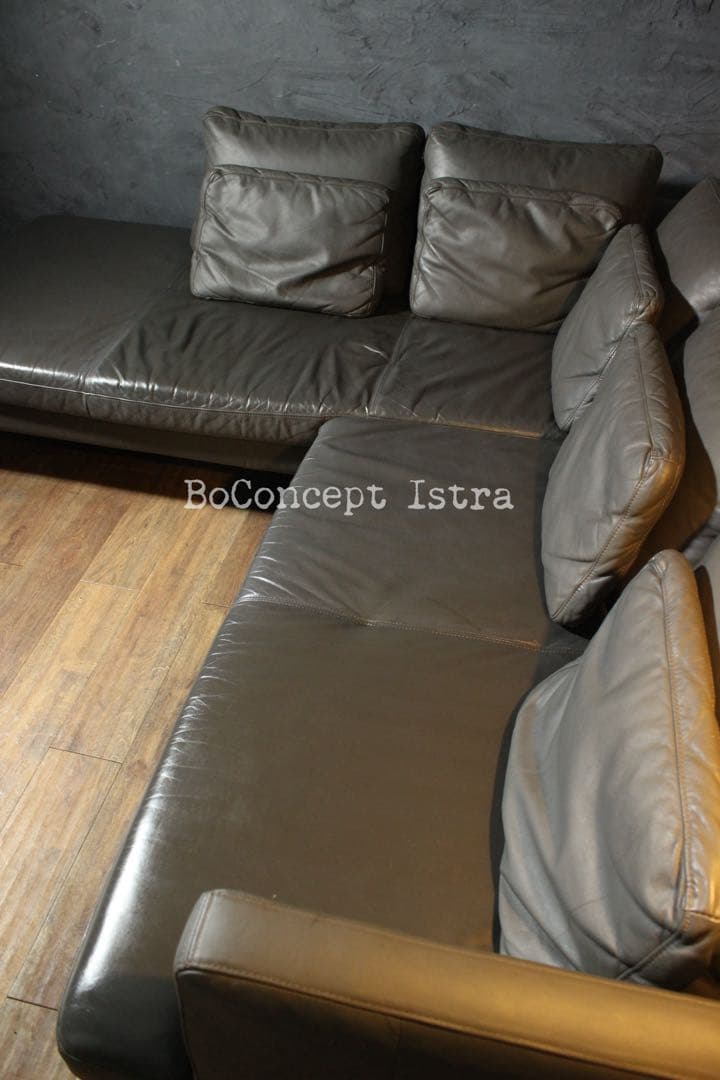 首都圏送無料〜デンマーク ISTRA 約70万 本革 フェザー コーナーソファ