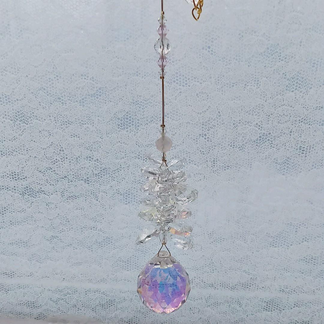 サンキャッチャー♡ハンドメイド「アスフール社オーロラ♡」