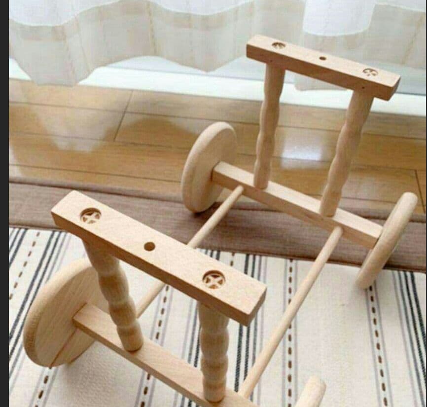 人形用ベビーカー乳母車　籠としても使用可能5