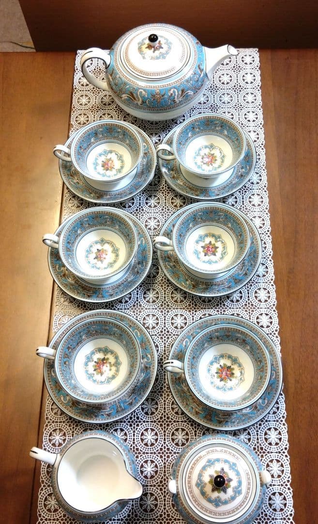  フロレンティーン　ターコイズ セット ティーポット 等