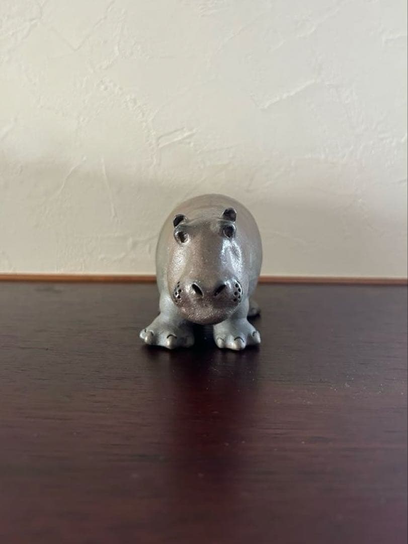 カバの置物 陶器