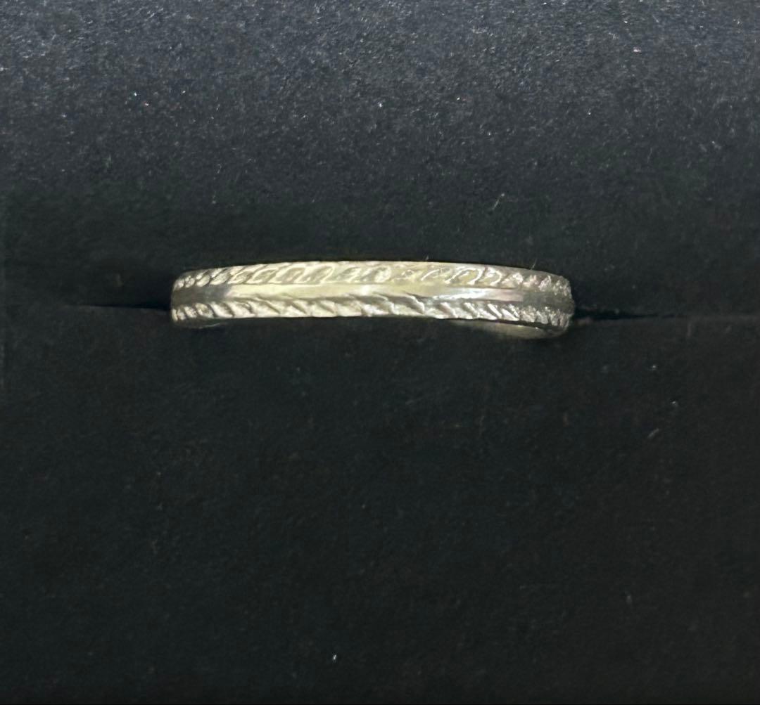 純銀/シルバー /オーダー可能/編み込み模様/リング - メルカリ