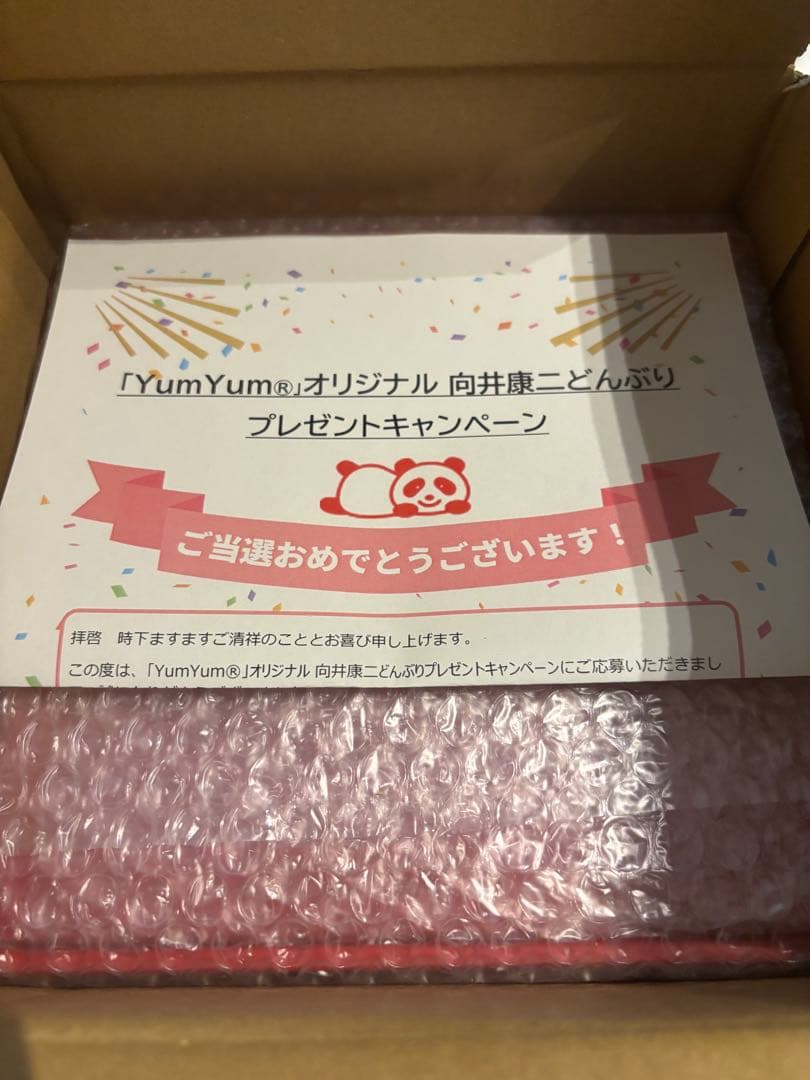 YumYum 向井康二 どんぶり プレゼントキャンペーン