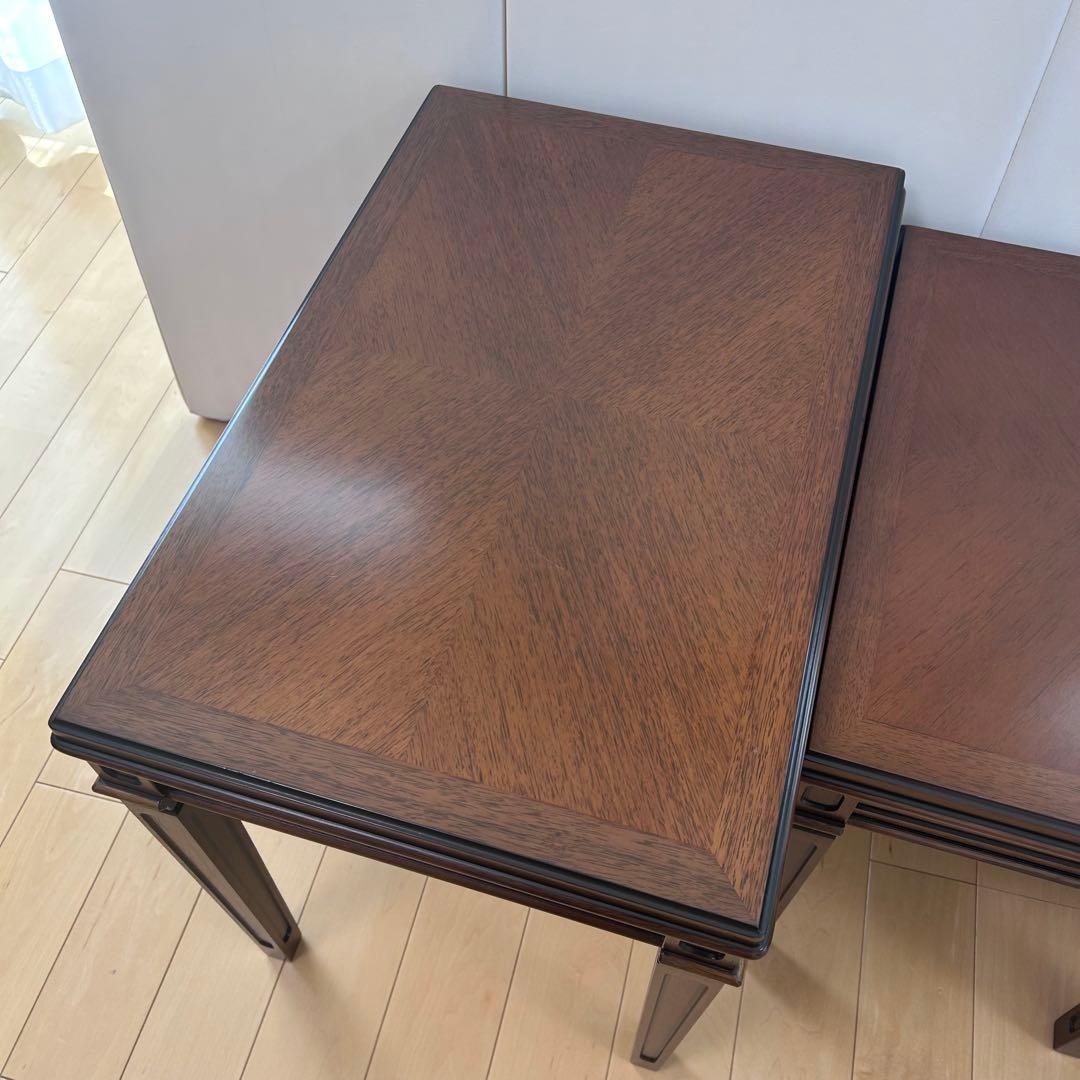 【極希少】　マルニ　地中海ロイヤル　ネストテーブル　3点　天然木　maruni