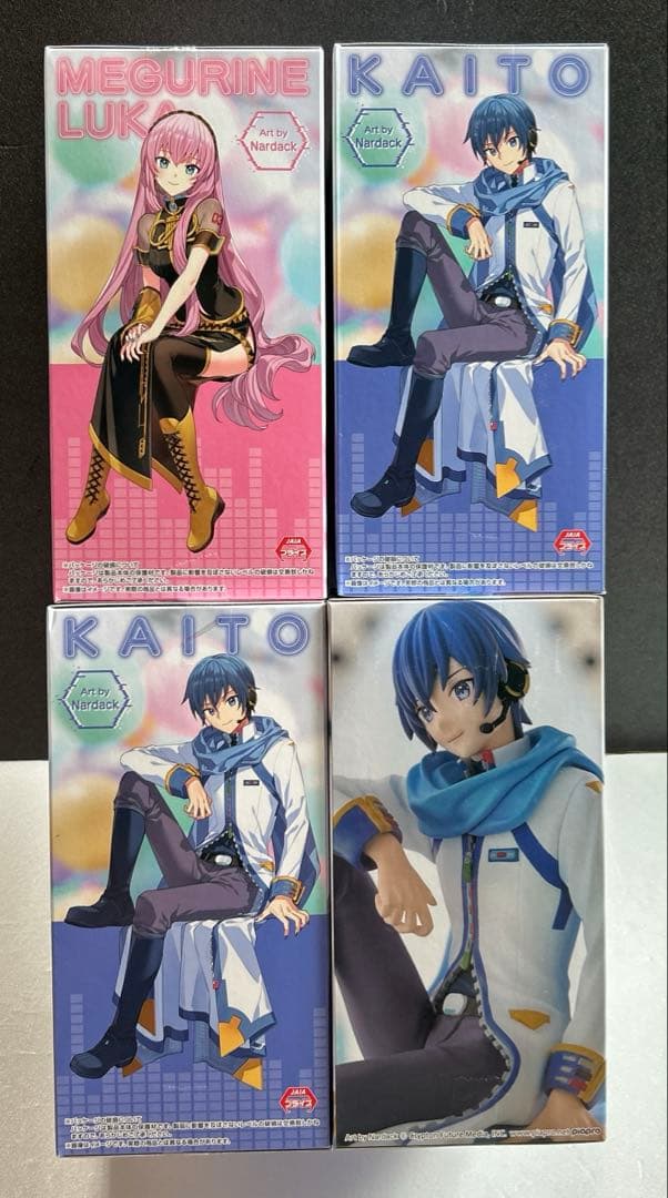 初音ミクシリーズ ぬーどるストッパーフィギュア KAITO×3 巡音ルカ