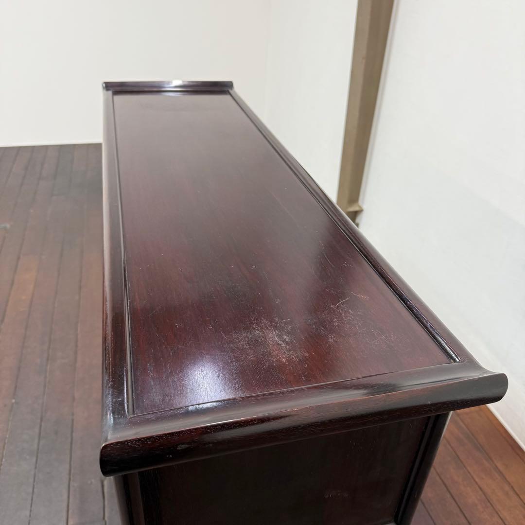 H21K67 紫檀 茶箪笥 唐木 和箪笥 - メルカリ