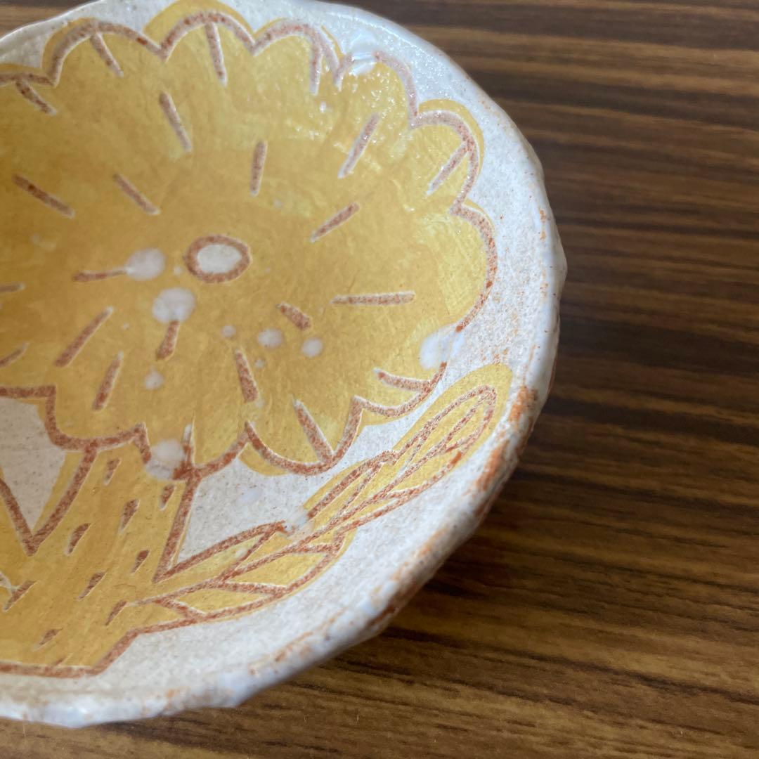 鹿児島睦　小皿　ハンドワーク