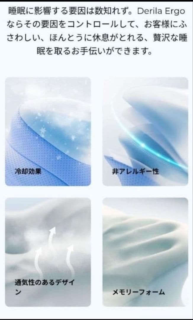 Derila デリラ　エルゴ　枕　ピロー　ドイツ製