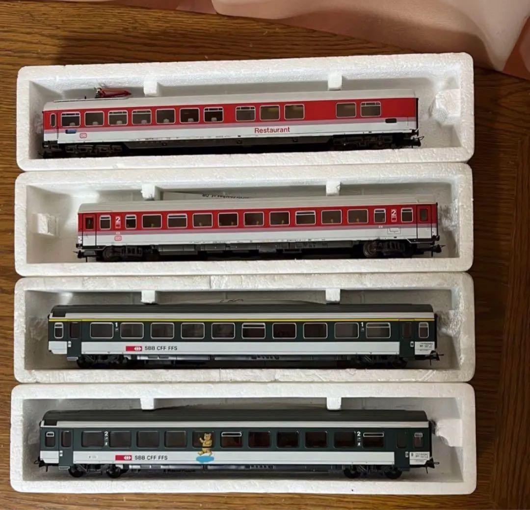 Roco HOゲージ　電気機関車　客車4両　(路面電車　はジャンク) カタログ