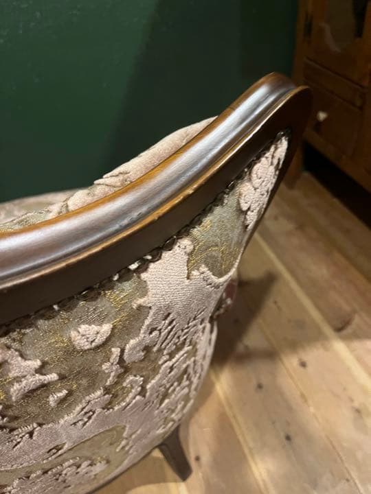 希少 カリモク ドマーニ シングルソファ 金華山 アンティーク