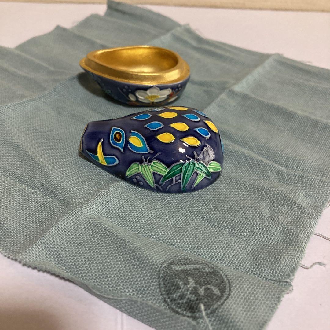 茶道具　山本一如　干支香合　いのしし