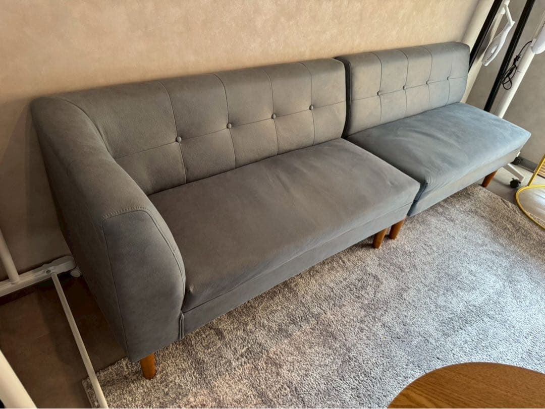 NOCE コーナーソファ グレー