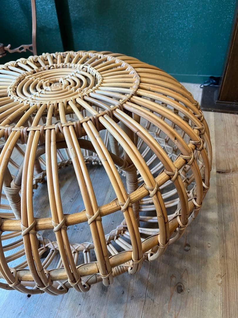 オットマン スツール シカ・デザイン ラタン 籐 インテリア 椅子