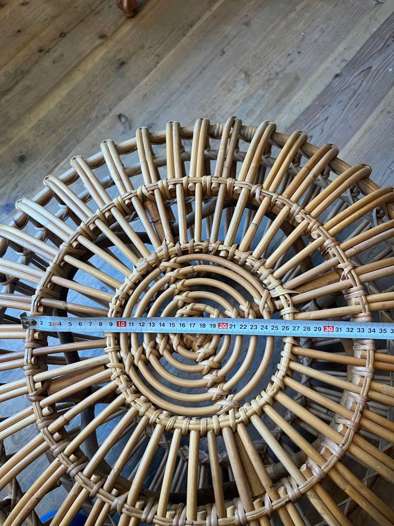 オットマン スツール シカ・デザイン ラタン 籐 インテリア 椅子