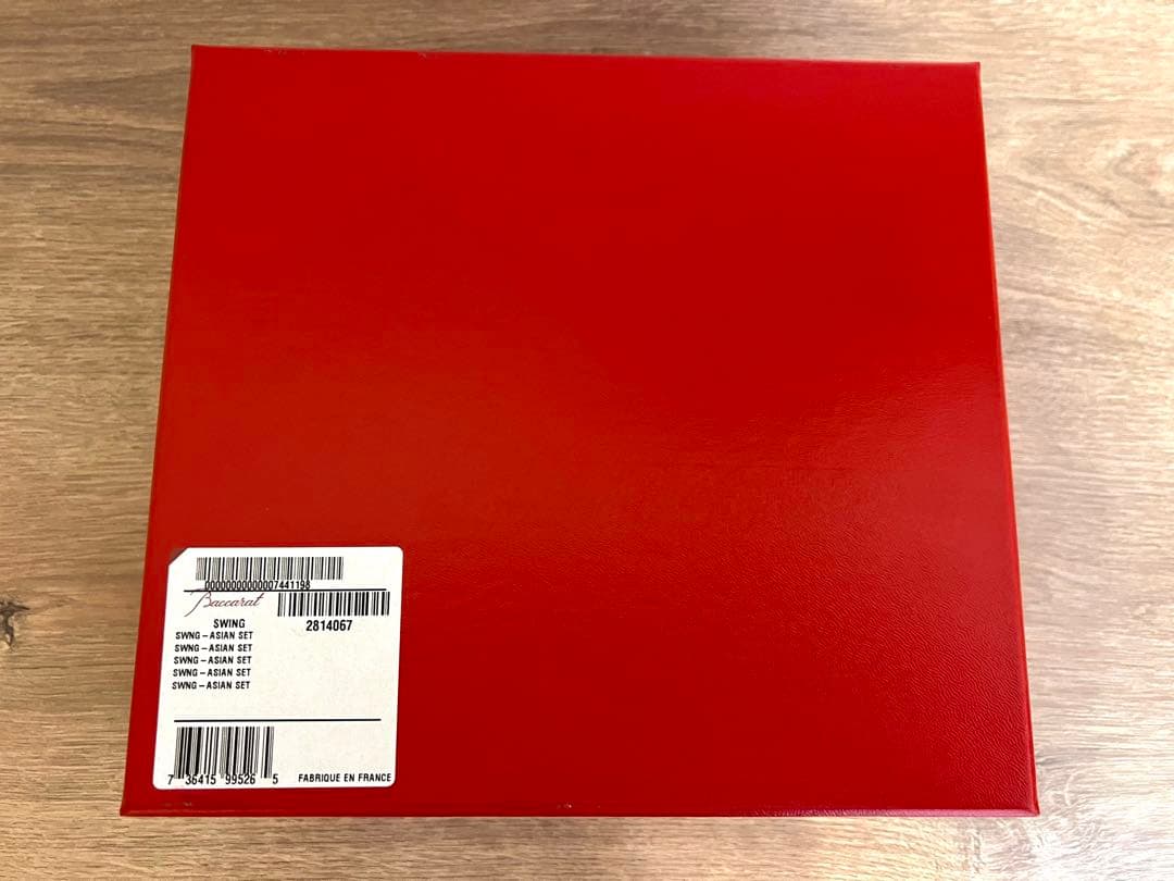 Baccarat バカラ　スウィング　アジアンセット　箱付　未使用　美品