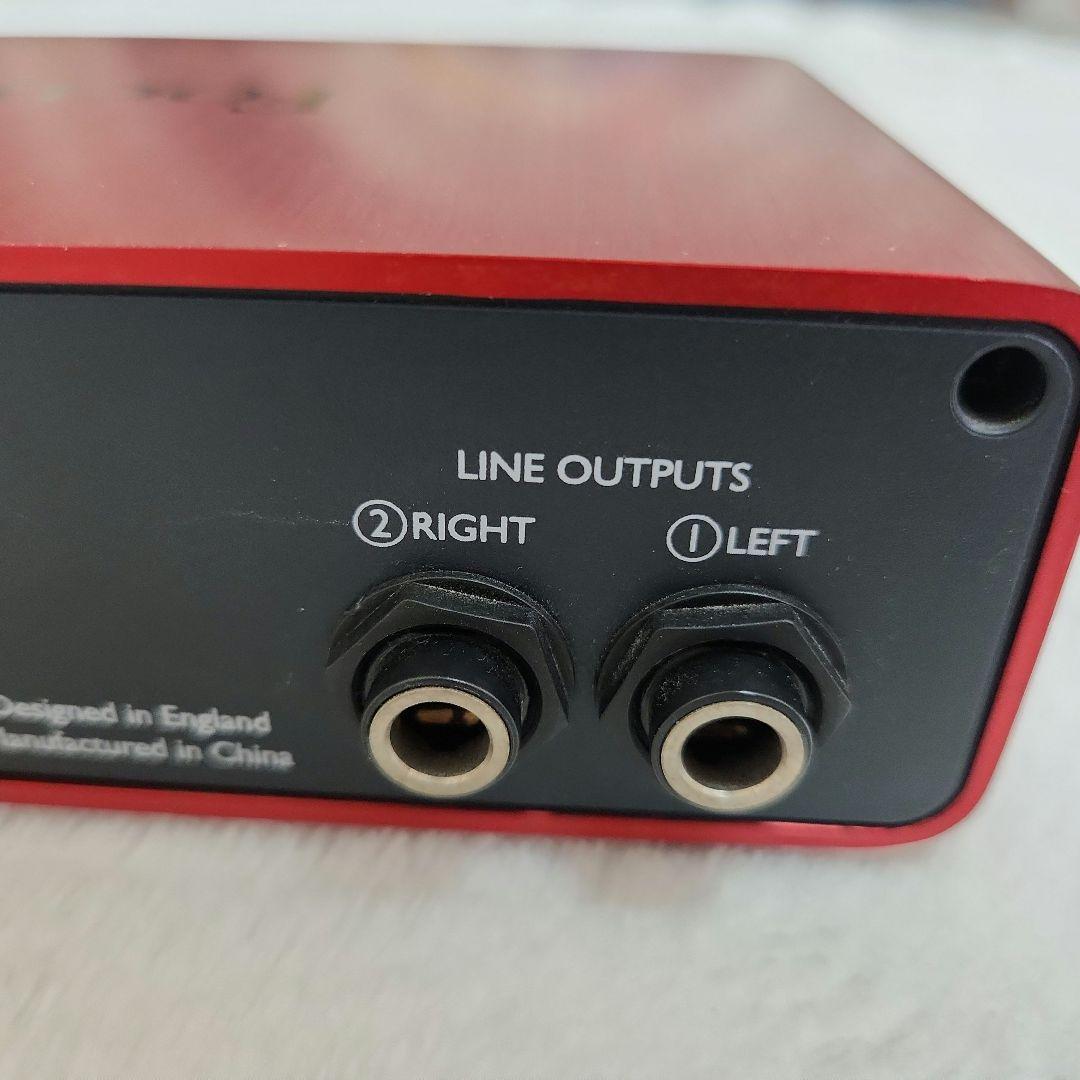 DTM・DAW focusrite scarlett 2i2