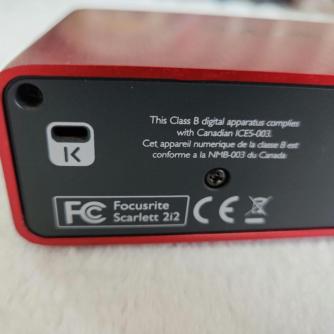 DTM・DAW focusrite scarlett 2i2