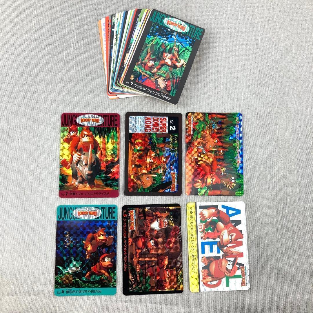 フルコンプ スーパードンキーコング カードダス パート1 全42種 箱出し