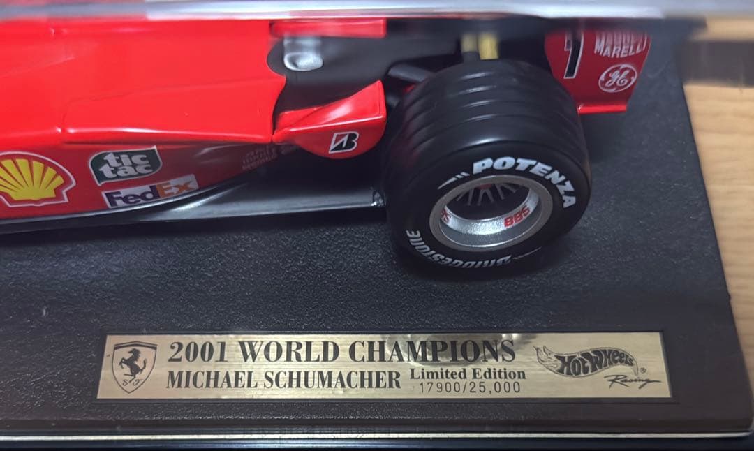 「25000台限定」（サイン付き）ミハエル・シューマッハ　F1模型