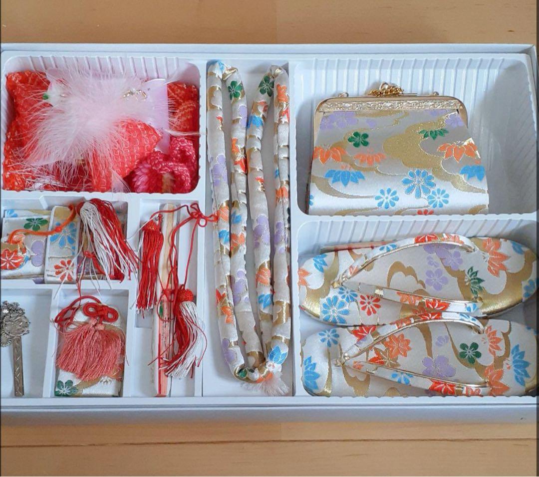 七五三用 7歳　赤い着物