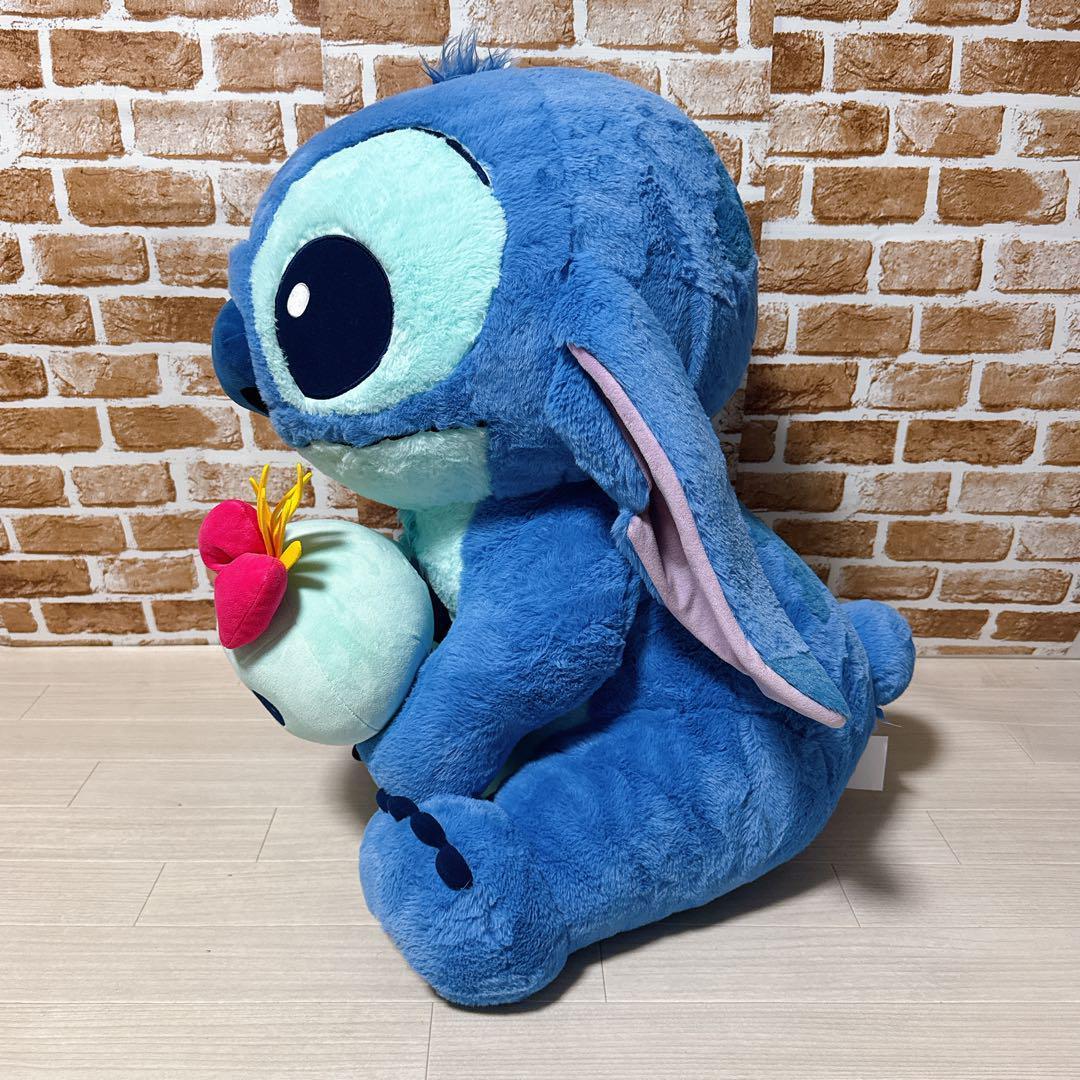 【希少・限定品】 スティッチ＆スクランプ ぬいぐるみ 特大　20周年記念