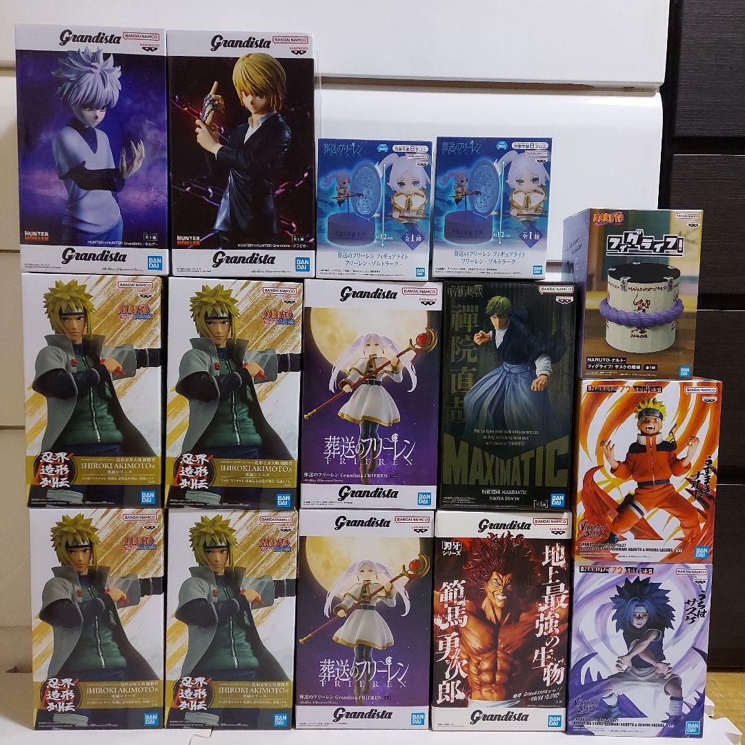 プライズフィギュアまとめ売り　15点　キルア　クラピカ　波風ミナト　フリーレン等