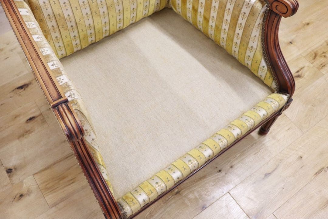 GMGN389B○英国 ヴィンテージ シングルソファ 1人掛けソファ ラウンジチ