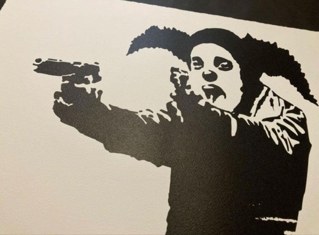 バンクシー ポスター banksy オリジナル Clown KYNE - メルカリ