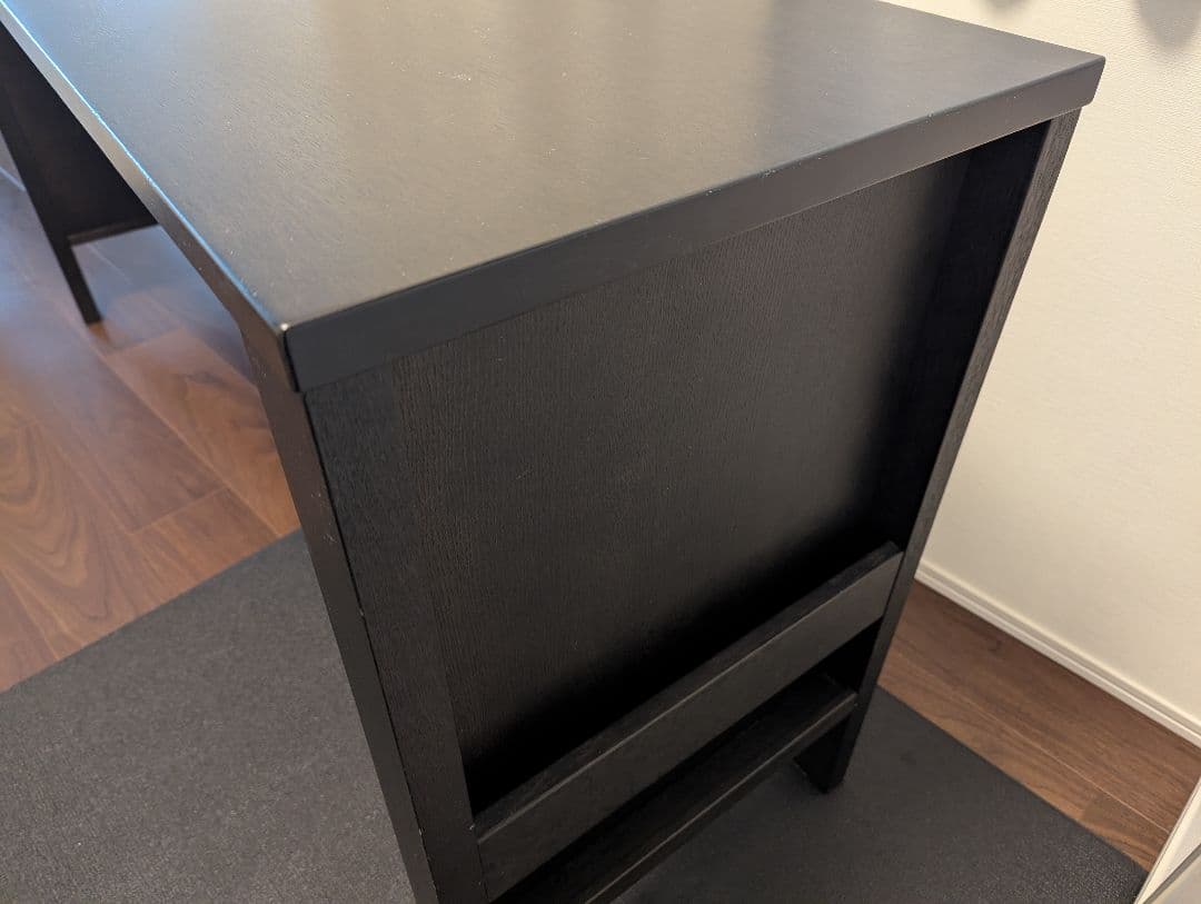 【シンプルデスク】Itoki 黒机（幅150cm・奥行45cm・高さ73cm）