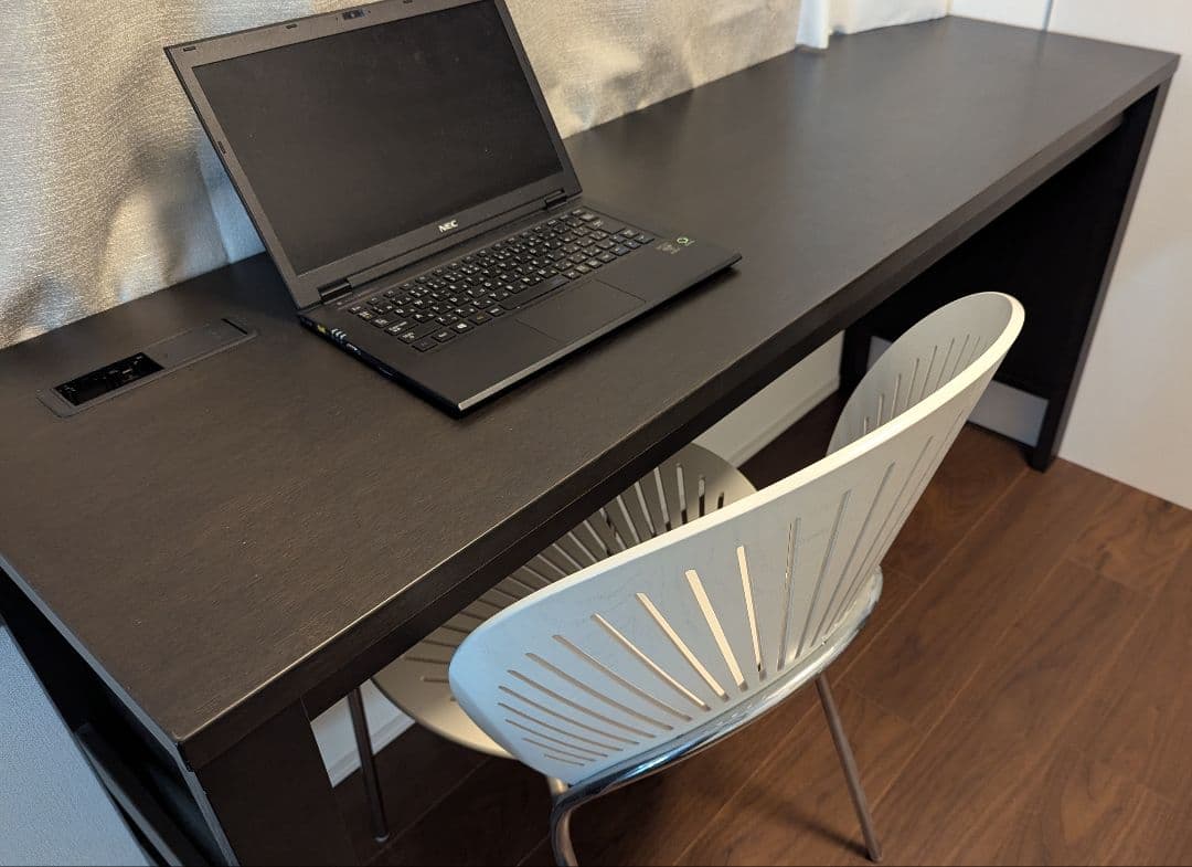 【シンプルデスク】Itoki 黒机（幅150cm・奥行45cm・高さ73cm）