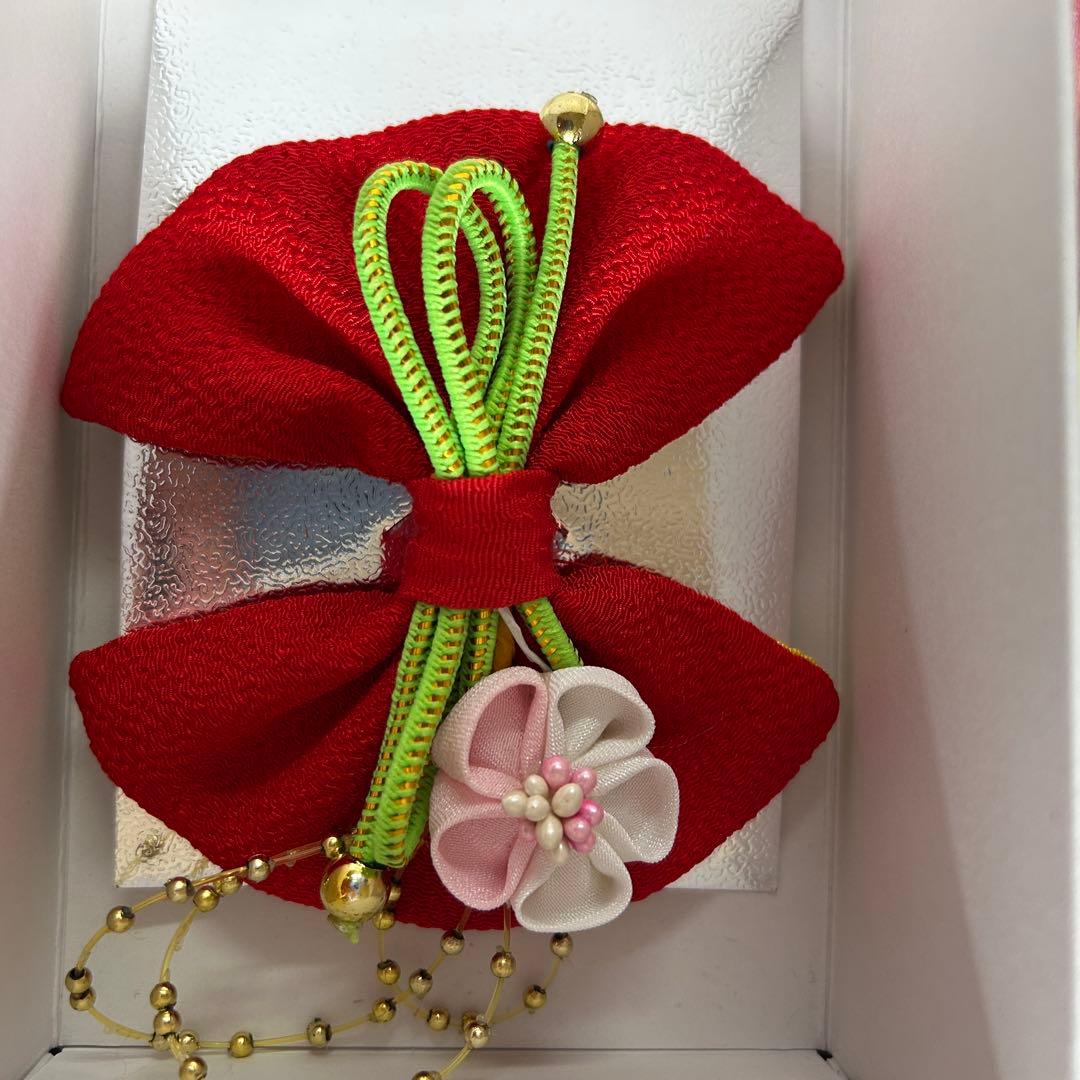 美品！マユミブランド　定価19800円　七五三　女の子着物　3歳用 7点セット