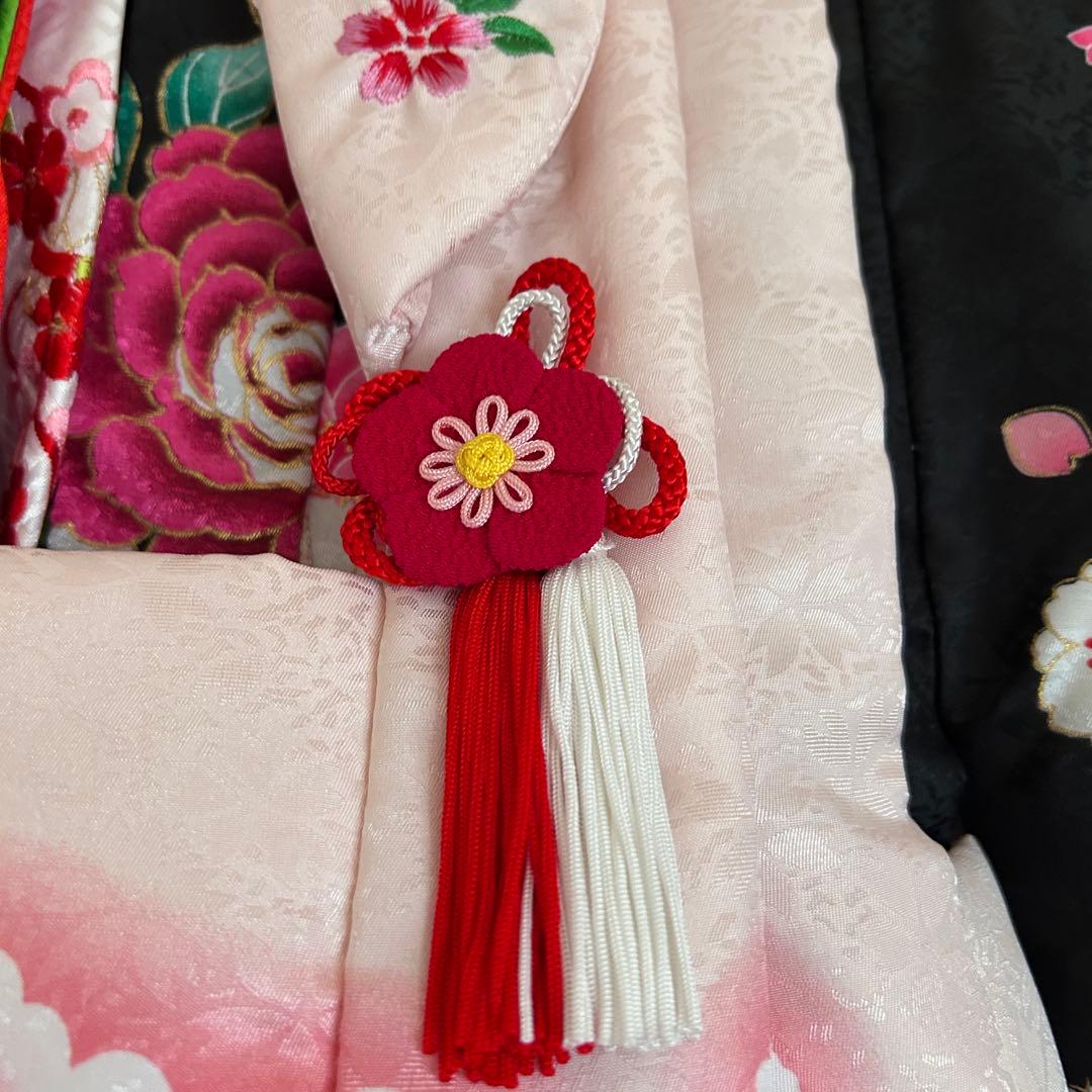 美品！マユミブランド　定価19800円　七五三　女の子着物　3歳用 7点セット