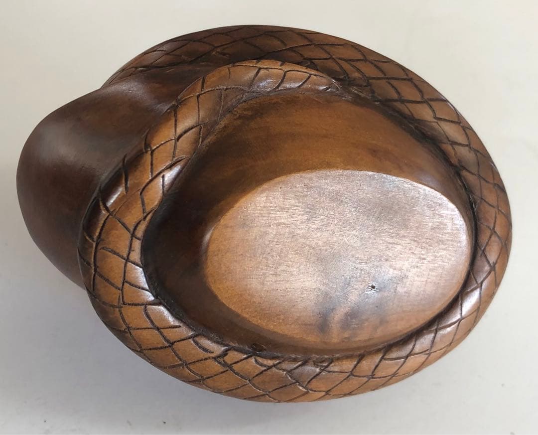 ヘビ、蛇十二支アンティーク手作りオブジェインテリア現品無料発送