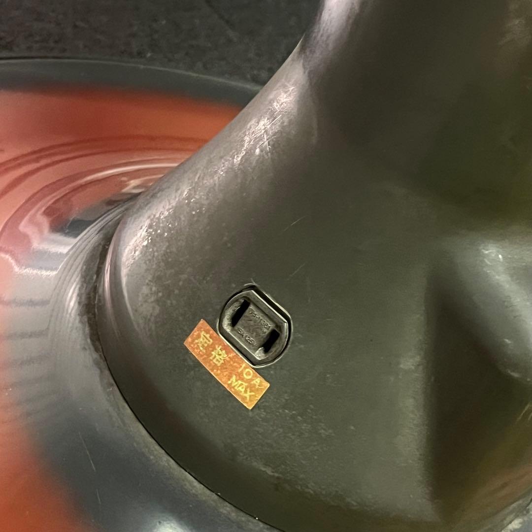 希少　70’s 動作OK バーバーチェア　2脚セット　オレンジ 昭和　レトロ