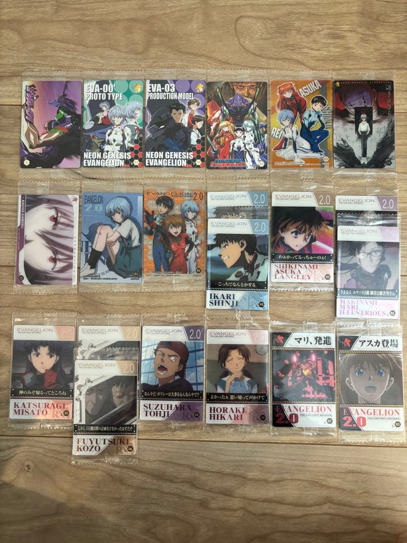 エヴァンゲリオン ウエハース カード まとめ売り 未開封のみ 151種170枚