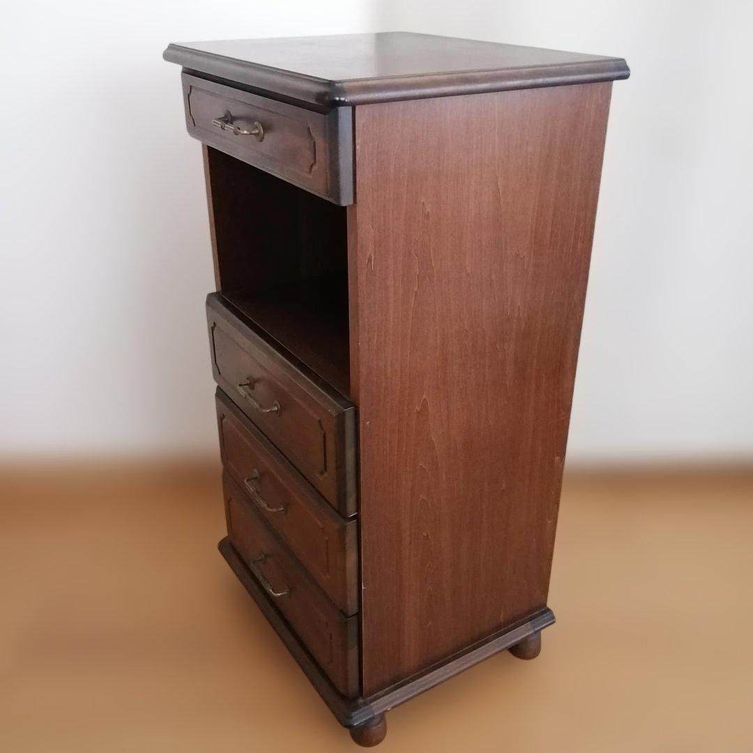 森のサーカス キャビネット アンティーク サイドテーブル 花台 電話台