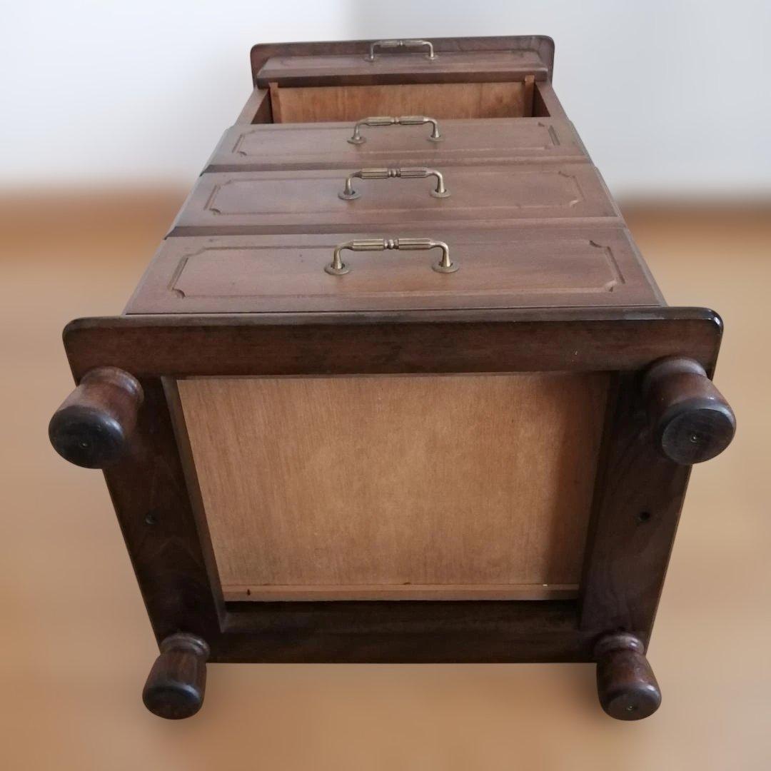 森のサーカス キャビネット アンティーク サイドテーブル 花台 電話台