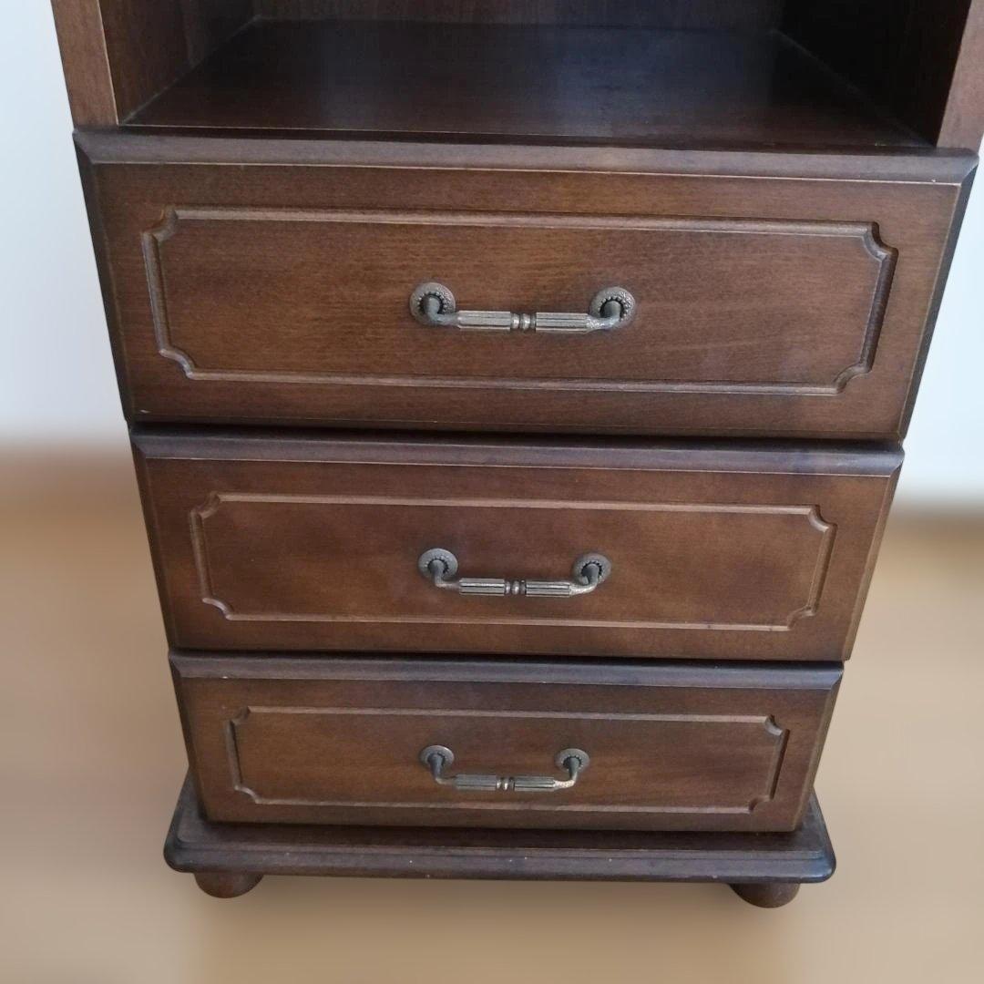 森のサーカス キャビネット アンティーク サイドテーブル 花台 電話台